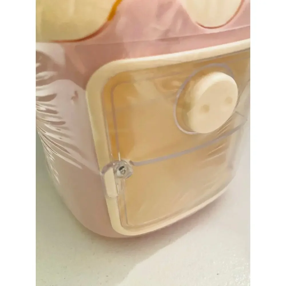 Mini Pink Kawaii Desktop Organizer